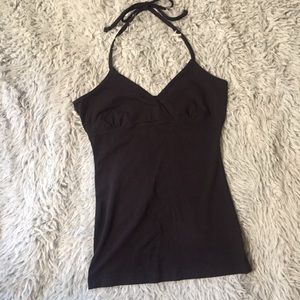 Black Halter Top